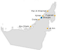 uae map
